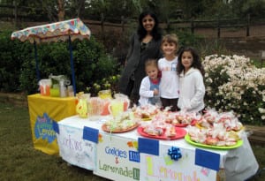 Lemonade stand at the Fall Festival